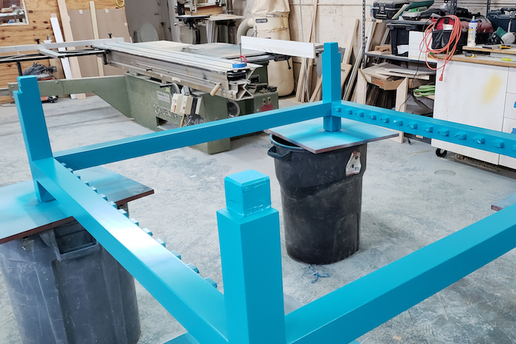 Blue coffee table 3